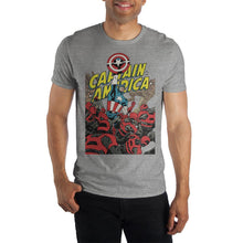 Load image into Gallery viewer, Marvel Captain America Crew Neck Short Sleeve T shirt