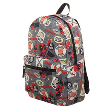 Load image into Gallery viewer, Deadpool Backpack  Marvel Deadpool Patches Backpack