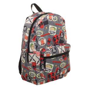 Deadpool Backpack  Marvel Deadpool Patches Backpack