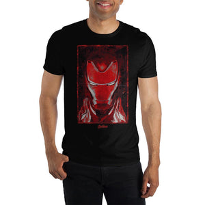 Short Sleeve Mens Iron Man Shirt Avengers Mens Clothing