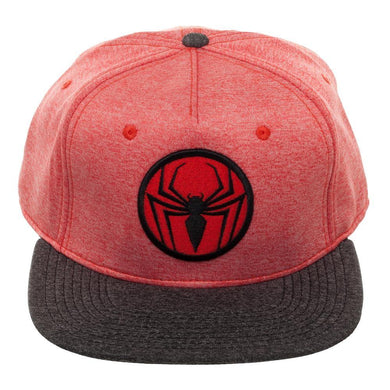 Spiderman Two Tone Cationic Red and Black Snapback