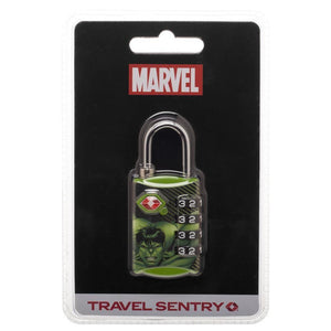 Marvel Comics Hulk Graphic Design TSA Approved Travel Combination Luggage Lock for Suitcase Baggage