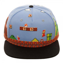 Load image into Gallery viewer, Mario 8-Bit All Over Scene Snapback