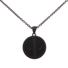 Load image into Gallery viewer, Deadpool Black Logo Charm Necklace